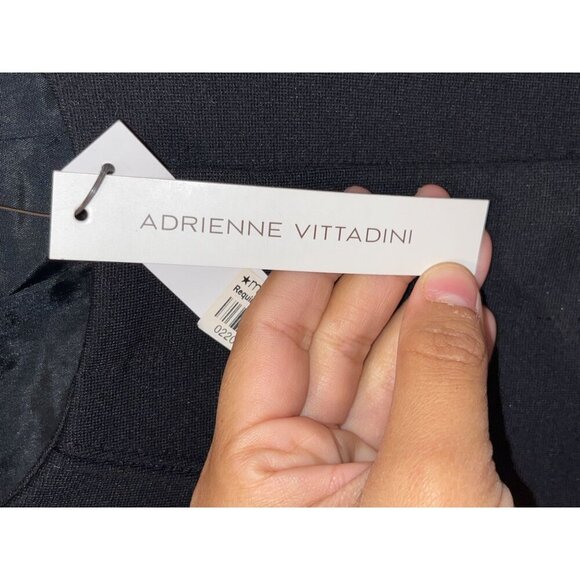 NWT Adrienne Vittadini Black Long Sleeve Zippered Pockets Women's Jacket Size L - Picture 6 of 11